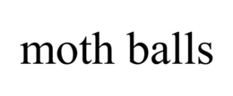 MOTH BALLS trademark