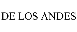 DE LOS ANDES trademark
