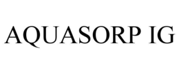 AQUASORP IG trademark