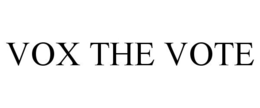 VOX THE VOTE trademark