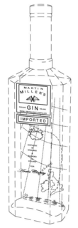 MARTIN MILLER'S IMPORTED GIN; DISTILLED IN ENGLAND & BLENDED IN ICELAND FOR ARCTIC CLARITY trademark