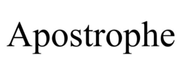 APOSTROPHE trademark