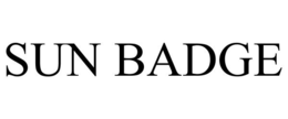 SUN BADGE trademark
