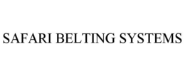 SAFARI BELTING SYSTEMS trademark