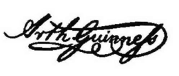 ARTHUR GUINNESS trademark