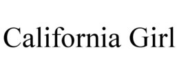 CALIFORNIA GIRL trademark