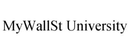 MYWALLST UNIVERSITY trademark