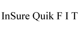 INSURE QUIK F I T trademark