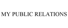 MY PUBLIC RELATIONS trademark