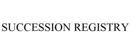 SUCCESSION REGISTRY trademark