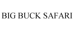 BIG BUCK SAFARI trademark