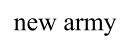 NEW ARMY trademark