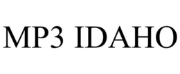 MP3 IDAHO trademark