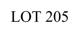 LOT 205 trademark