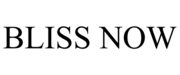 BLISS NOW trademark