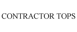 CONTRACTOR TOPS trademark