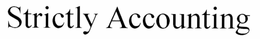 STRICTLY ACCOUNTING trademark