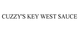 CUZZY'S KEY WEST SAUCE trademark