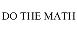DO THE MATH trademark
