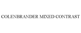 COLENBRANDER MIXED CONTRAST trademark