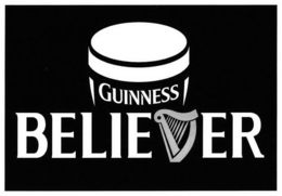 GUINNESS BELIEVER trademark