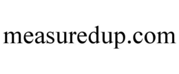 MEASUREDUP.COM trademark