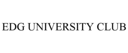 EDG UNIVERSITY CLUB trademark