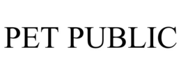 PET PUBLIC trademark