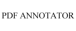 PDF ANNOTATOR trademark
