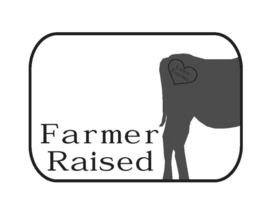 FARMER RAISED LOVE FARMS trademark