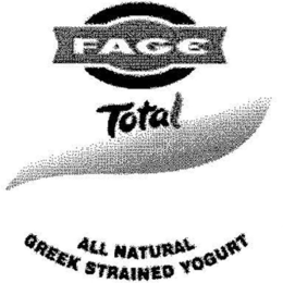 FAGE TOTAL ALL NATURAL GREEK STRAINED YOGURT trademark