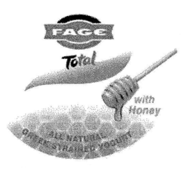 FAGE TOTAL WITH HONEY ALL NATURAL GREEKSTRAINED YOGURT trademark