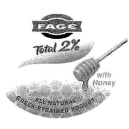FAGE TOTAL 2% WITH HONEY ALL NATURAL GREEK STRAINED YOGURT trademark
