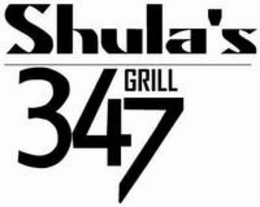SHULA'S 347 GRILL trademark
