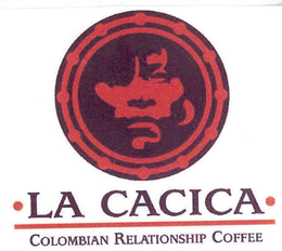 LA CACICA COLOMBIAN RELATIONSHIP COFFEE trademark