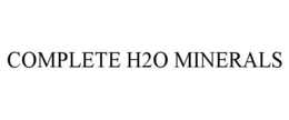 COMPLETE H2O MINERALS trademark