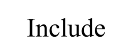 INCLUDE trademark
