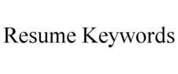RESUME KEYWORDS trademark