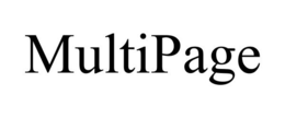MULTIPAGE trademark