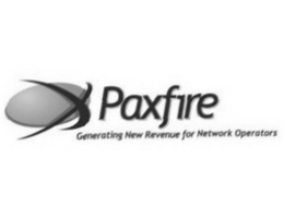 PAXFIRE GENERATING NEW REVENUE FOR NETWORK OPERATORS trademark