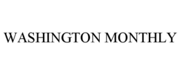 WASHINGTON MONTHLY trademark