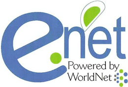 E.NET POWERED BY WORLDNET trademark