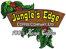 JUNGLE'S EDGE COFFEE COMPANY, LTD. 100%KONA COFFEE trademark