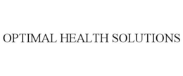 OPTIMAL HEALTH SOLUTIONS trademark