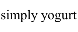 SIMPLY YOGURT trademark