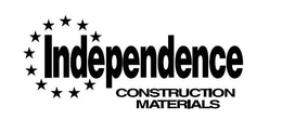 INDEPENDENCE CONSTRUCTION MATERIALS trademark