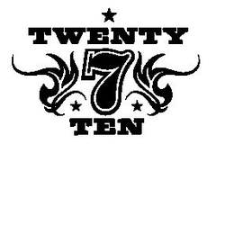 TWENTY 7 TEN trademark