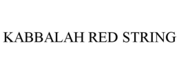 KABBALAH RED STRING trademark
