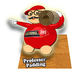 FLOORING 101 PROFESSOR PADDING trademark