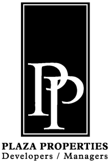 PP PLAZA PROPERTIES DEVELOPERS / MANAGERS trademark